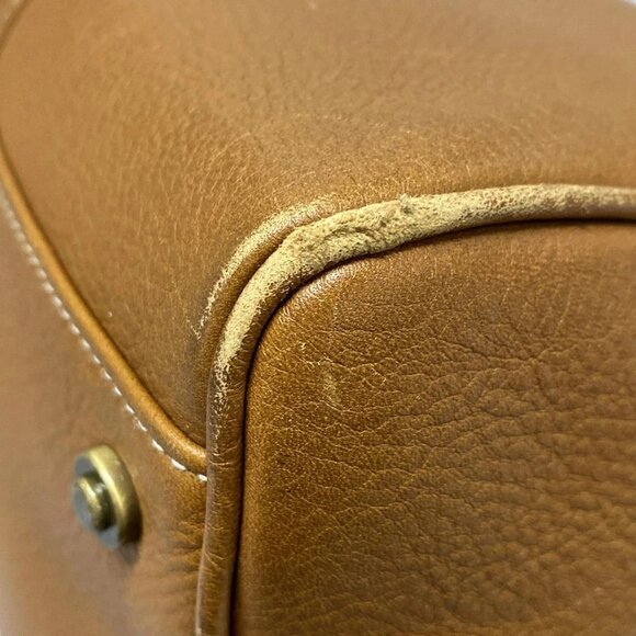 Auth DIOR/ChristianDior - Brown Leather Handbag - Picture 7 of 16